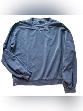 Tentree International Sustainable Gray French Terry Shirt Large 81% Organic Cot